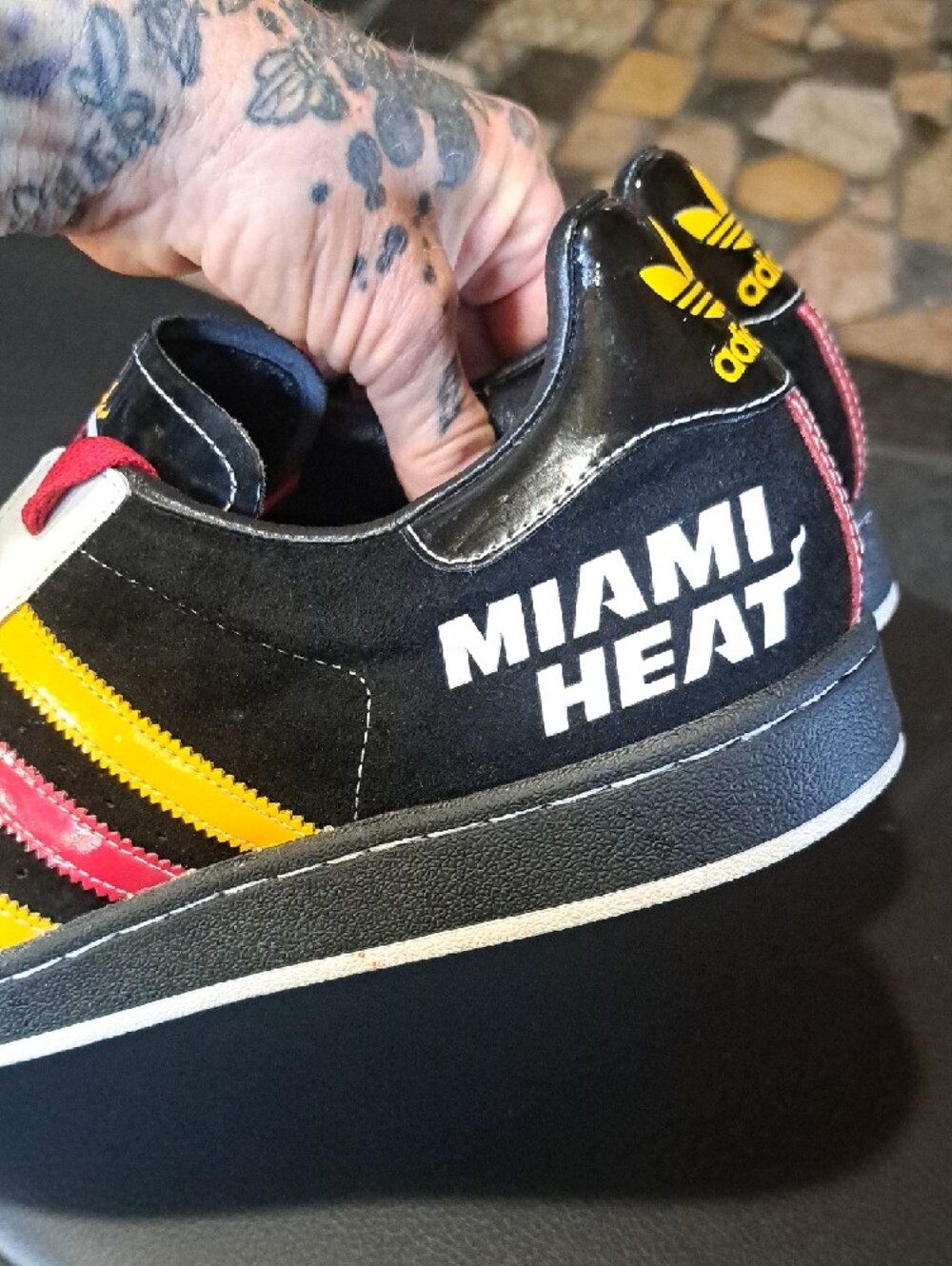 Adidas X Miami Heat Superstar NBA  Sneakers 11 - Picture 4 of 10